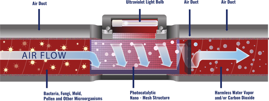 Diagram of UV purifier