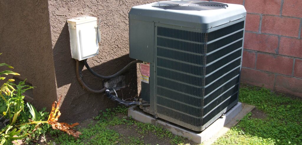 A/C unit outside home