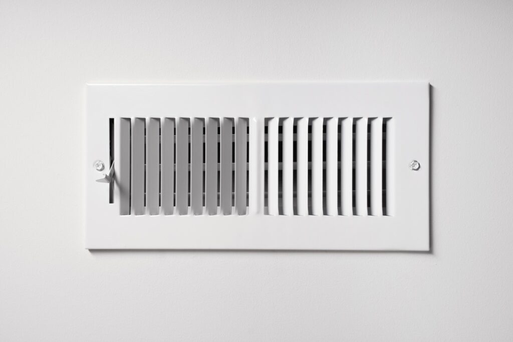 Air vent in home