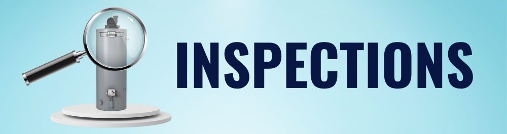 During your inspection look for signs of external damage, any leaks or standing water, and check to see that the unit is properly vented and installed.