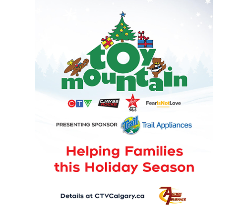 Action Furnace Calgary Proudly Supports CTV News’ Toy Mountain