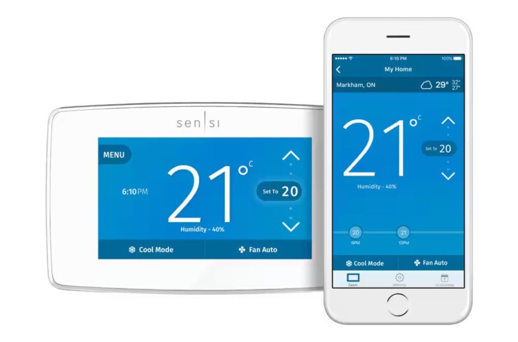 Emerson Sensi Touch Wi-Fi Smart Thermostat Emerson Sensi Touch Wi-Fi Smart Thermostat