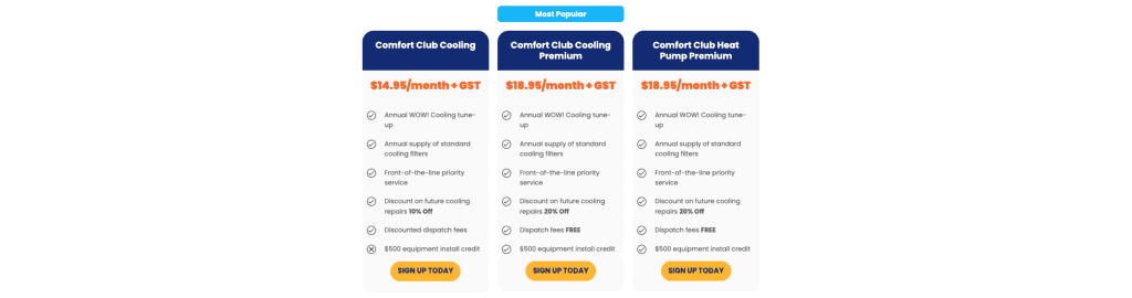 Action Furnace's cooling membership options specifically tailored to your unique equipment.